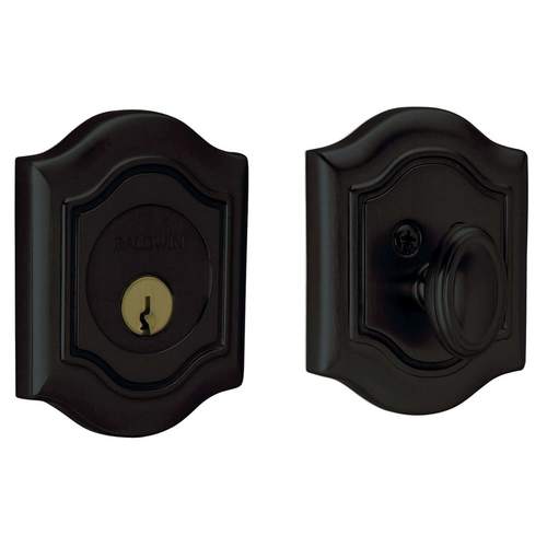 Estate Bethpage Deadbolt, 2-1/8" Door Prep Satin Black