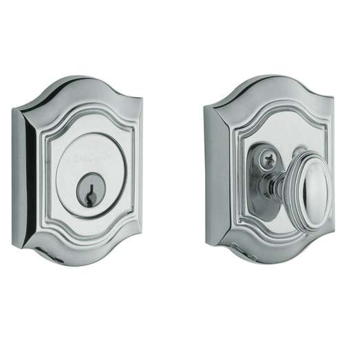 Estate Bethpage Deadbolt, 2-1/8" Door Prep Polished Chrome