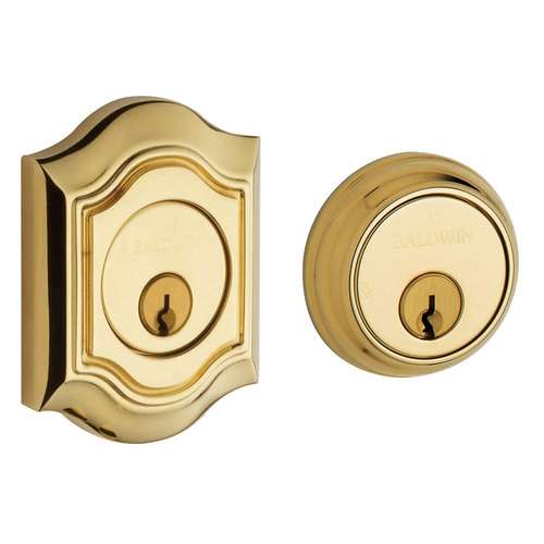 Estate Bethpage Deadbolt, 2-1/8" Door Prep Polished Brass