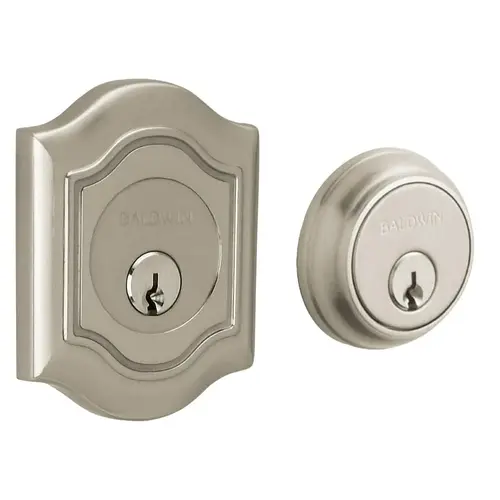 Bethpage Double Cylinder Deadbolt Lifetime Satin Nickel Finish