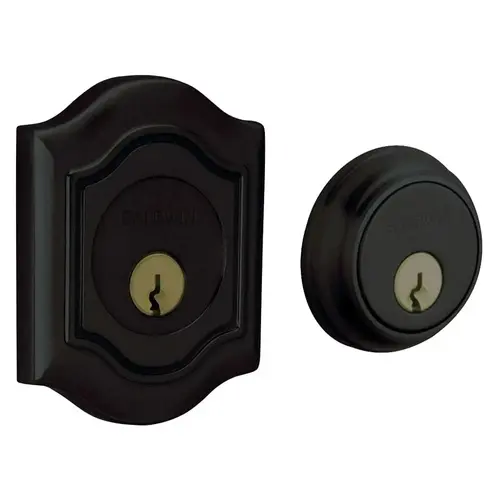 Estate Bethpage Deadbolt, 2-1/8" Door Prep Satin Black