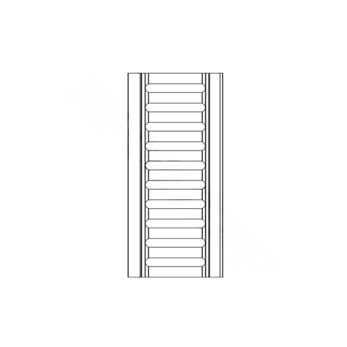 Quaker Plastics QP-5701T 3" Water Hog Milled Replacement Top 6' Tan