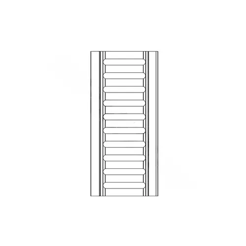 Quaker Plastics QP-5701T 3" Water Hog Milled Replacement Top 6' Tan