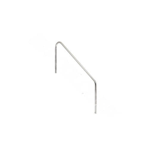 S.R. SMITH 2HR-5-049 5' Stainless Steel 2 Bend Deck To Stair Handrail