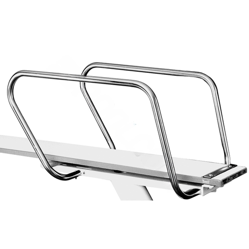 Stainless Steel Handrail For 2/3 Meter Deck Level Stand Or Econoline Stand