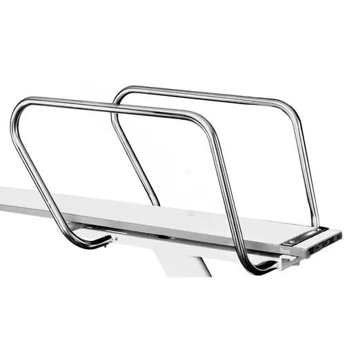 Stainless Steel Handrail For 2/3 Meter Deck Level Stand Or Econoline Stand