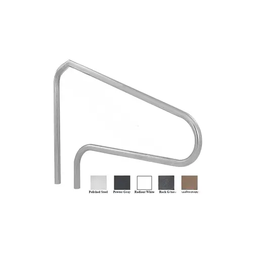 S.R. SMITH DMS-100B Deck-Mounted Stair Rail (.065) (51") Rail Figure-4 51In .065 Deck Mount Stainless Steel