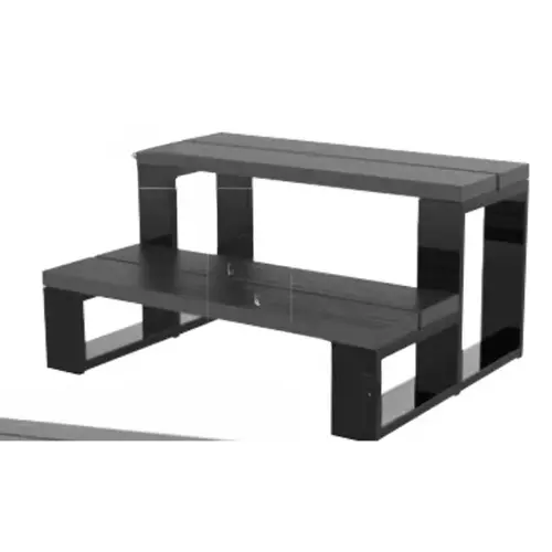 CPA POOL PRODUCTS INC MST020 27" X 20.7" X 14.2" Gray 2-tier Spa Step With Aluminum Frame