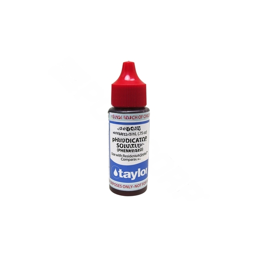 TAYLOR R-0014-A-24 R-0014-a  .75oz Ph Indicator Solution Clear Red