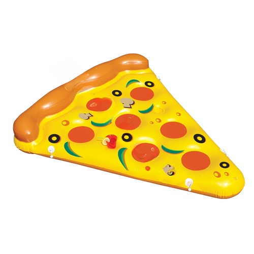 Swimline 90645 Pool Float Multicolored Vinyl Inflatable Pizza Slice Multicolored