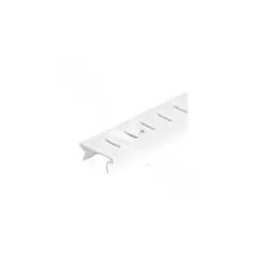 Stegmeier SDD-TCW-80-CCP60 White Frontier Deck Drain Top Cap - 60" Stock Length