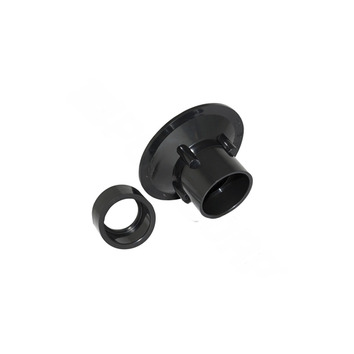 2" Swimquip Slip With 1.5" Slip Bushing Floor Inlet Fitting Black