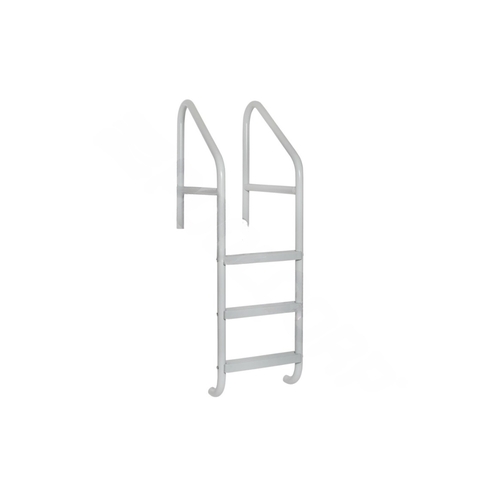 24" X 67" Gray 3-step Cross-braced Pool Ladder