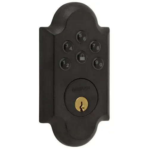 Estate Keypad Entry Boulder Deadbolt Oil Rubbed Bronze