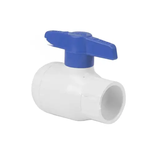 1.25" White Socket Pvc Utility Ball Valve