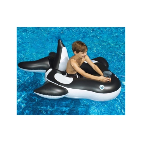 Swimline 90305 Orca Squirter Ride-on Float 60" X 52" X 24"