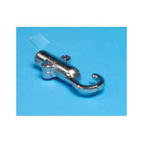 0.5" Chrome Plated Bronze Clamp Rope Hook