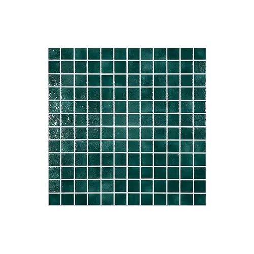 Vidrepur of America 0933083M 1" X 1" Colors Collection Glass Sea Foam Tile