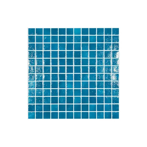 Vidrepur of America 0933043M 1" X 1" Colors Collection Aqua Tile