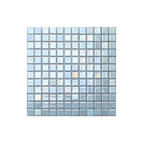 1.075 Sqft Per Sheet Fire Glass Light Blue Anti-slip Pool Tile