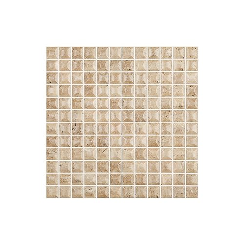 Vidrepur of America EDNA TRAVERTINO BEIGE MT Edna Trav Beige Mt 1.075sf/sht Stones Beige Mt - Mate