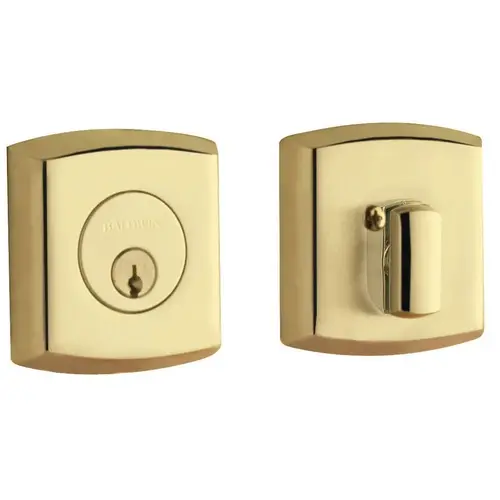 Estate Soho Deadbolt, 2-1/8" Door Prep Polished Brass