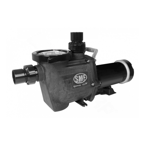 Waterway Plastics SMF-120I Smf 1 Speed Pump 2hp 208-230v International Only Black