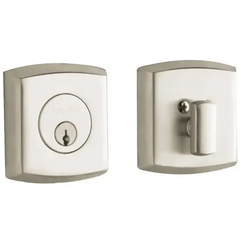 Estate Soho Deadbolt, 2-1/8" Door Prep Lifetime PVD Satin Nickel