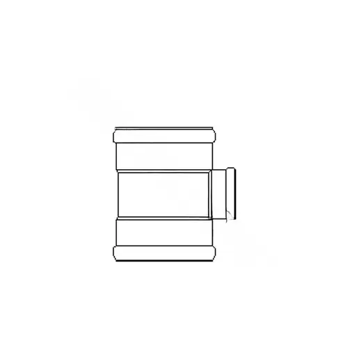 Gpk Products 6" Tee Gasketed Sewer Fitting