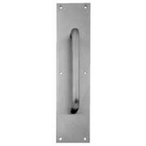 Ives Commercial 8302815315 8" Straight Pull 3/4" Round with 3-1/2" x 15" Plate Satin Nickel Finish