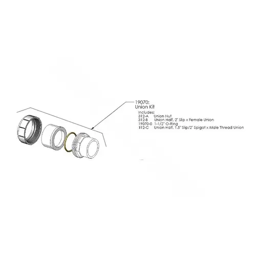 AQUACAL AUTOPILOT, INC. 19070-0 1.5" Cell Side O-ring