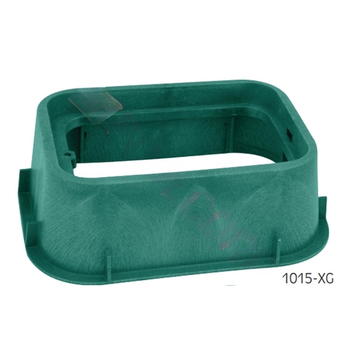 Series 1015 15.5" X 6" Green Valve Box Top Extension Body With Cover