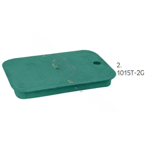 AEP Industries 1015-T2G-L Series 1015 15.25" X 10" Lavender T-cover For Valve Box