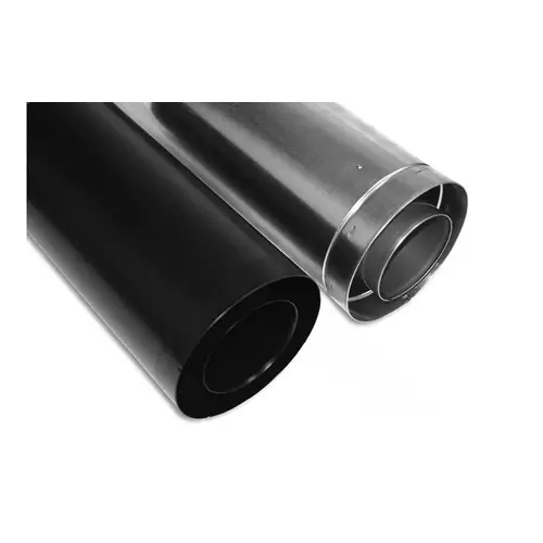 4" X 9" Black Direct Vent Pipe