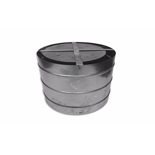 Vertical Round Co-axial Cap With High Wind Guard