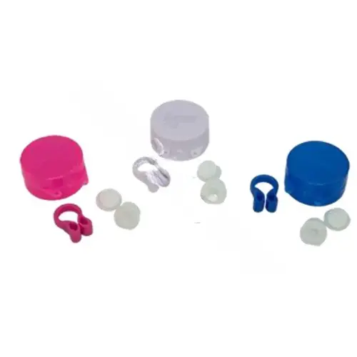Aqua Swim AQA1951 Ear Plugs and Nose Clip Assorted Rubber Assorted
