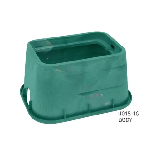 AEP Industries 1015-T1G2G Series 1015 21.75" X 12" Heavy Duty Valve Box With Green T-cover