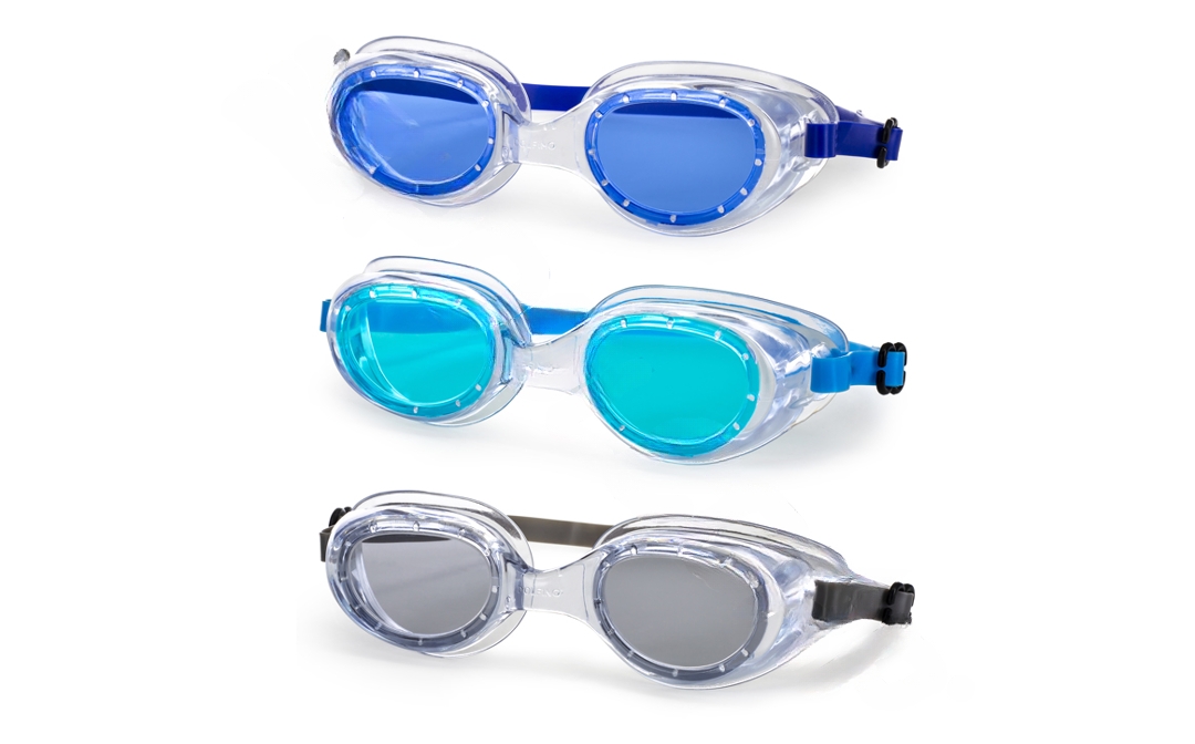 Aqua Leisure AQG2124X3S1 Shark Swim Goggles, Youth  pack of 3