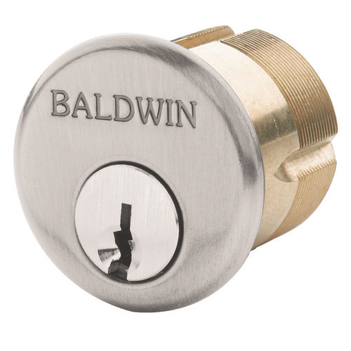 1-5/8" Mortise Cylinder Lifetime Satin Nickel Finish