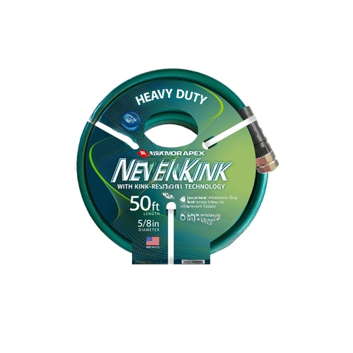 Neverkink 8615-50 Garden Hose 5/8" D X 50 ft. L Heavy Duty Green Green