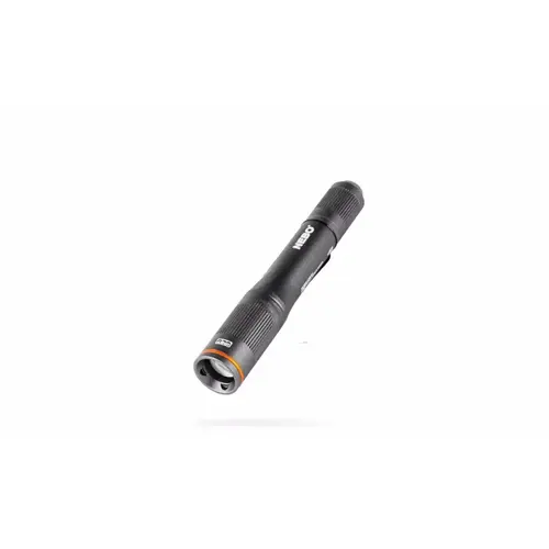 Nebo NEB-POC-0006 COLUMBO Inspection Pen-Sized Flashlight, AAA Battery, Alkaline Battery, LED Lamp, 100 Lumens Black & Dark Gray