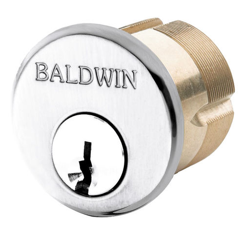 2-1/4" Mortise Cylinder Bright Chrome Finish