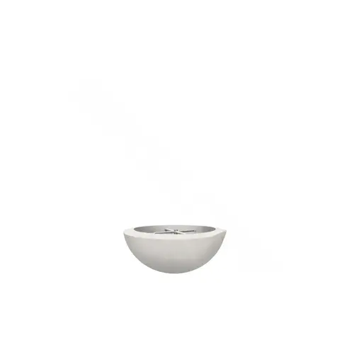 PRISM HARDSCAPES LLC PH-446-FWBUWNG Moderno 2-p Ultra White Fire Water Bowl Natural Gas