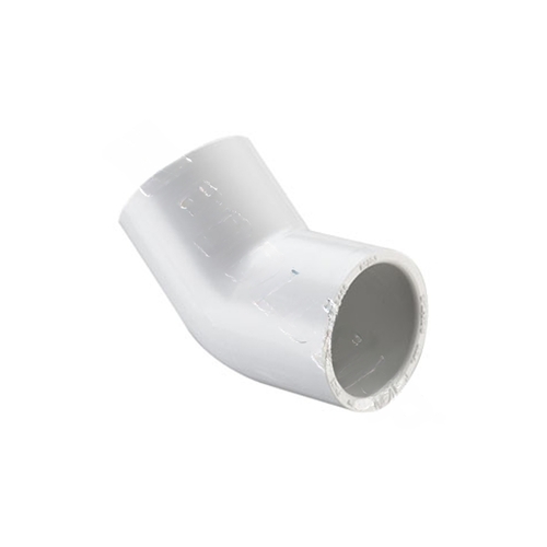 SPEARS MANUFACTURING CO. 417-040 4" White Sch40 Pvc 45 Elbow Socket