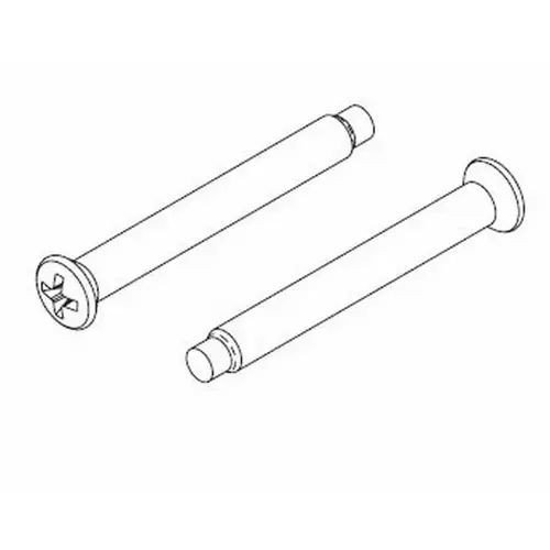 Kwikset 83369-3 Machine Screw Bright Brass Finish