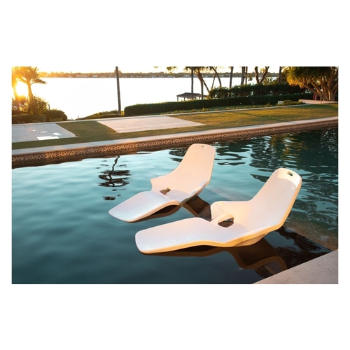 Tenjam SPL33100NRWH Shayz White Lounger Combo Pack For Water Depths Up To 5"