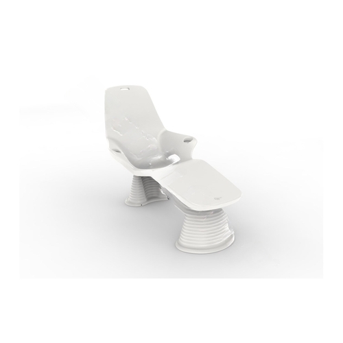 Tenjam SPL33100W12RWH Shayz White Lounger Combo Pack For Water Depths Up To 17"