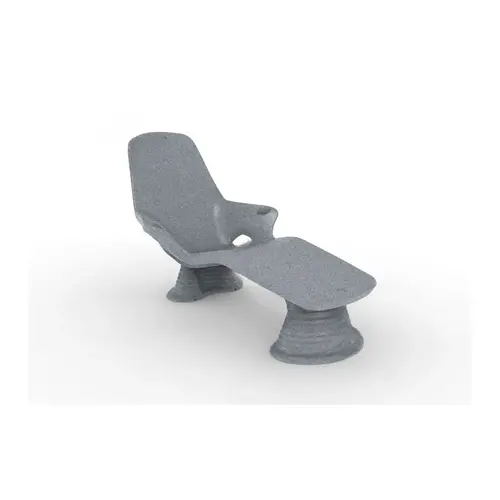 Shayz Gray Granite Lounger Combo Pack For Water Depths Up To 13"