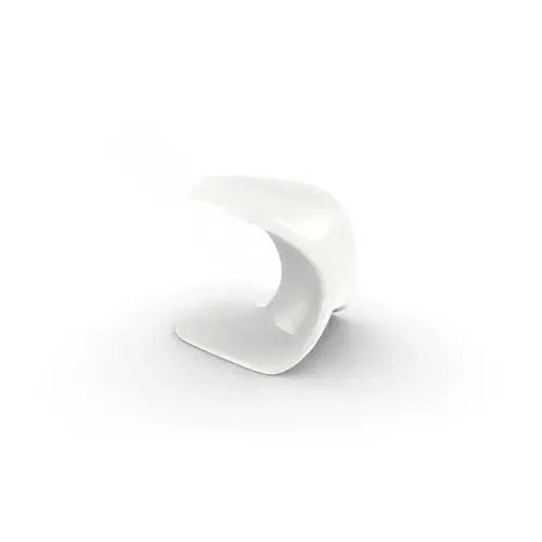 White Splash Series Drift Stool