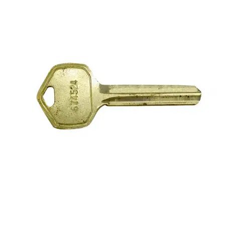 Plain Key Blank, 7-Pin, E Keyway